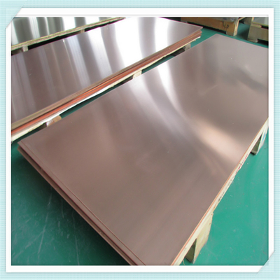 Épaisseur polie 5 mm Décoration de la surface de la feuille de cuivre Personnalisable