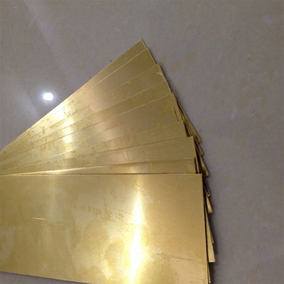 Épaisseur polie 5 mm Décoration de la surface de la feuille de cuivre Personnalisable
