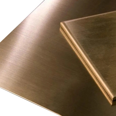 Plaques de cuivre dorées décoratives C2600 C2680 pour la décoration intérieure