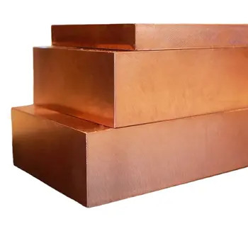 Fabrique en gros 99,995% de lingots/barres de cuivre de couleur rouge/jaune