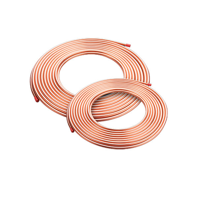 Effet superbe d'échange du feu vif de bobine de tube d'en cuivre d'éclat