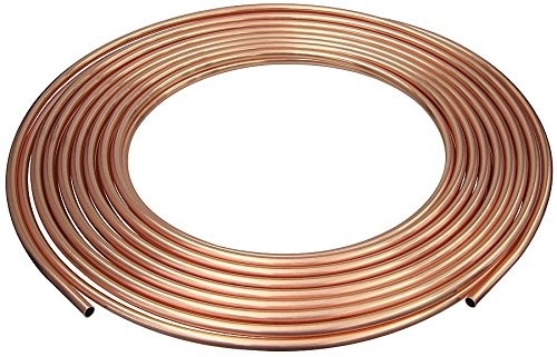 Effet superbe d'échange du feu vif de bobine de tube d'en cuivre d'éclat