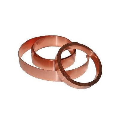 bande de bobine de cuivre à bord droit de haute conductivité rouge de 2 mm C1100 C2700