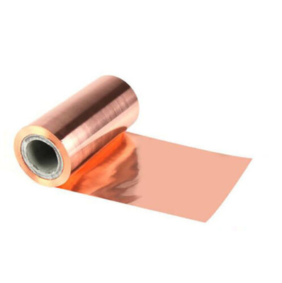 Folie de cuivre ultra-mince C11000 Folie de cuivre de haute pureté 5um-12um