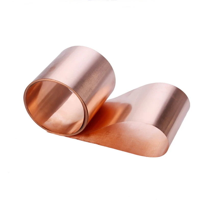 Folie de cuivre ultra-mince C11000 Folie de cuivre de haute pureté 5um-12um