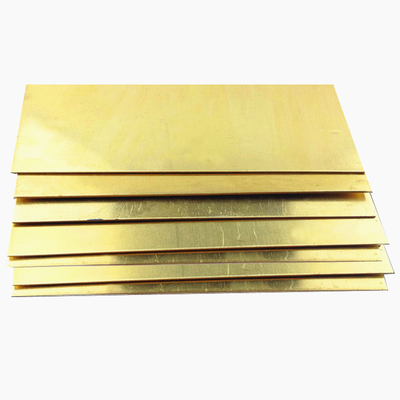 Bonne résistance à la traction 60% pureté tôle/plaque métallique en laiton de Chine