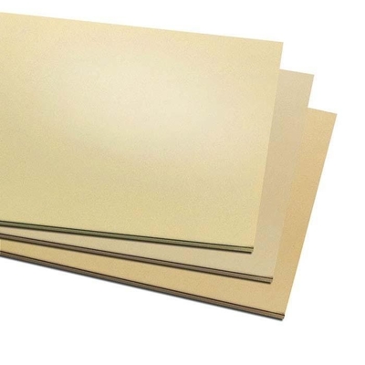 Plaque laminée/plaque en laiton d'une épaisseur de 1 mm destinée aux applications décoratives