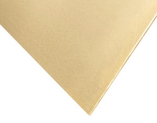 La feuille en alliage de laiton à haute conductivité est un choix parfait pour la décoration