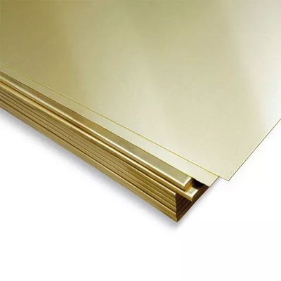 Lamière laminée en laiton de première classe durable H68 1,5 mm pour plusieurs applications