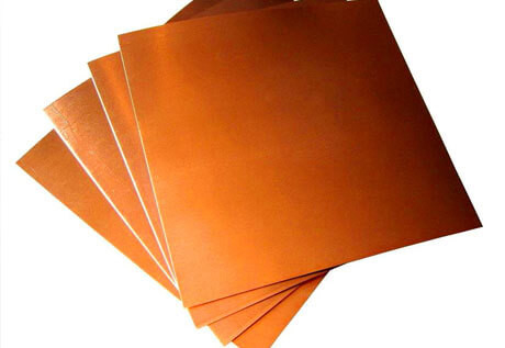 Promotion T1 T2 Feuille de cuivre rouge 99,99% 5 mm