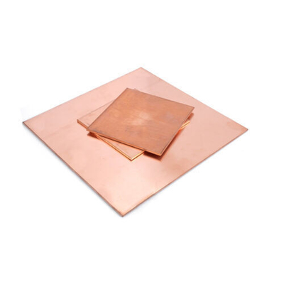 Plaque de cuivre rouge pur fiable C62300 0,5 mm d'épaisseur