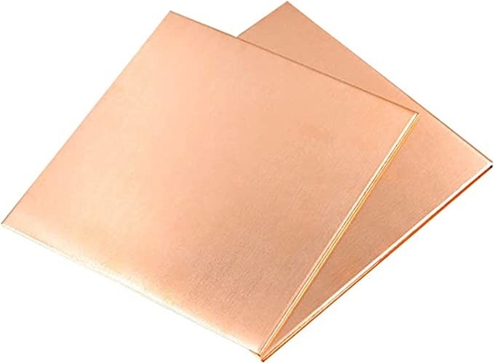 Surface lumineuse Rouge Pure 1 mm Plaque de cuivre 1000 mm-6000 mm Pour l'impression