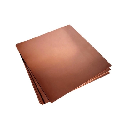 H65 H68 feuille de cuivre rouge 0,5 mm-200 mm pour le pliage