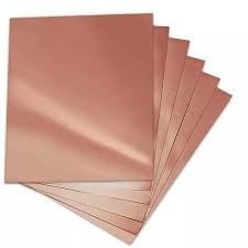 H65 H68 feuille de cuivre rouge 0,5 mm-200 mm pour le pliage