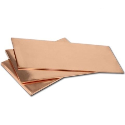 C51000 C5191 Feuille métallique plaquée en cuivre pliée 0,5 mm-200 mm EN Standard