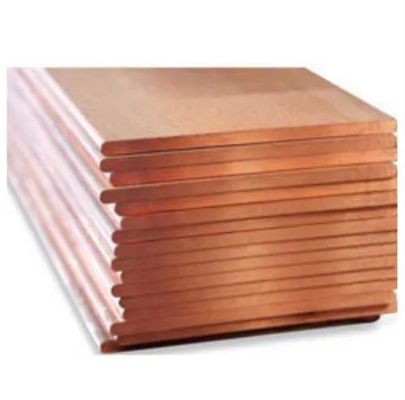 Couleur rouge 5 mm de plaque de cuivre pur Construction de feuille de cuivre brillante Surface 1/4 dur