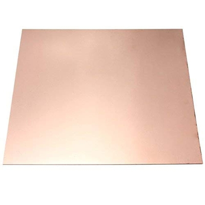 Feuille de plaque de cuivre rouge laiton bon prix cuivre pur élevé ASTM C11000 C10100 C12000/plaque de cuivre