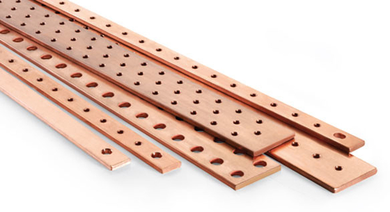 Facile d'installer la barre omnibus de cuivre plate pour des transformateurs/disjoncteurs
