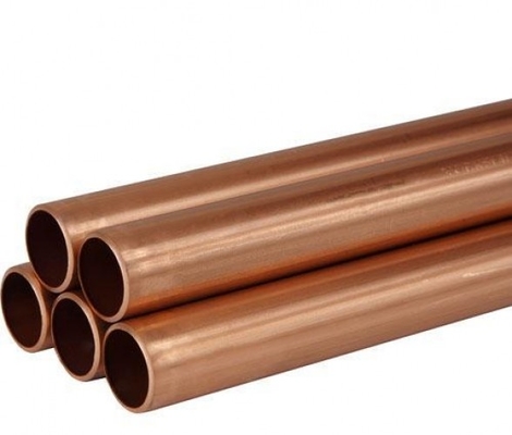 Tuyau de cuivre de l'humeur C2600 C2680 C5210 C5191 de T3-T8 pour des échangeurs de chaleur dans l'industrie pétrochimique