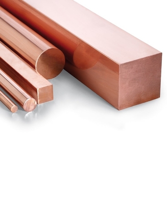 Barre d'acier 1/8 d'en cuivre 1/4 1/2 1/16 formes adaptées aux besoins du client par 1000-6000mm de longueur de dureté