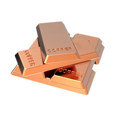 Vente directe d'usine Surface lisse 99,995% Ingots de cuivre pour le retraitement d'usine