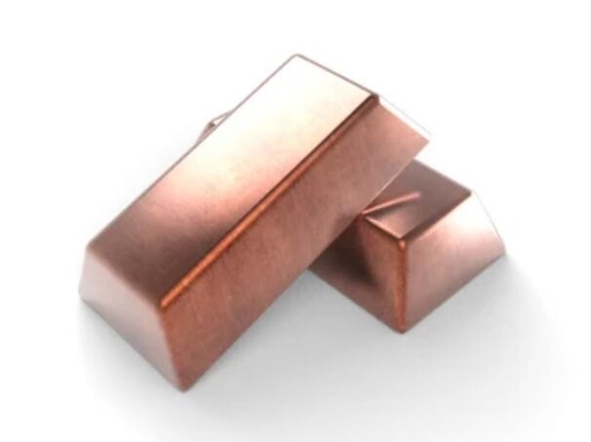 Chine fournisseur Cuboid forme 99,99% lingots de cuivre avec prix de gros