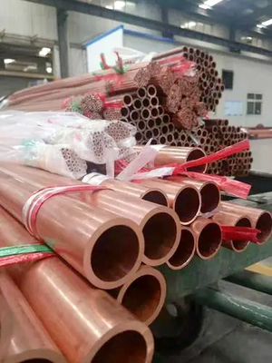 Tuyau de cuivre de l'humeur C2600 C2680 C5210 C5191 de T3-T8 pour des échangeurs de chaleur dans l'industrie pétrochimique