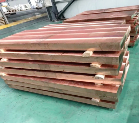 H65 H68 feuille de cuivre rouge 0,5 mm-200 mm pour le pliage