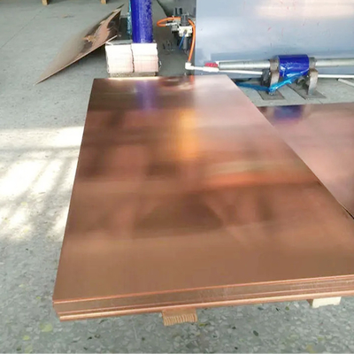 Des feuilles de cuivre décoratives personnalisables C2680 C2700 Carré rouge de haute pureté